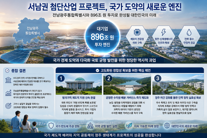 전남광주통합특별시와 서남권 첨단산업 대규모 투자계획의 다차원적 분석 및 향후 정책 과제