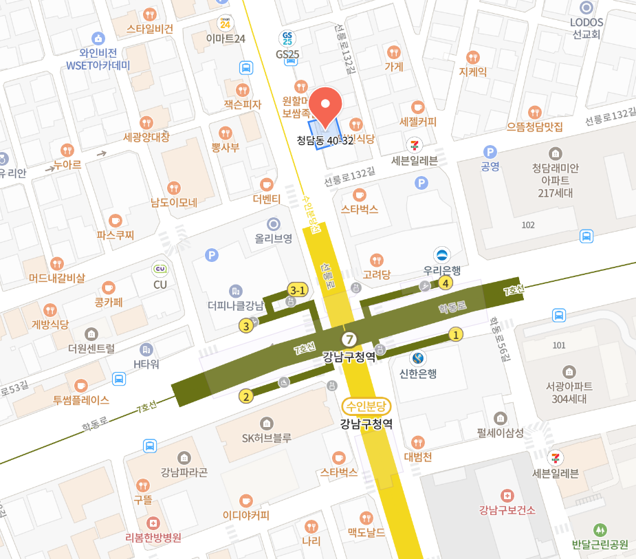 서울 강남구 청담동 40-32 매물분석 리포트 – 선릉로708 근린생활시설