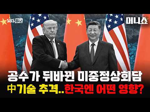 [영상뉴스] 공수가 뒤바뀐 미중정상회담, 中 기술추격..한국 '이 분야' 위험하다 #트럼프 #시진핑 #미중정상회담 #반도체 #희토류