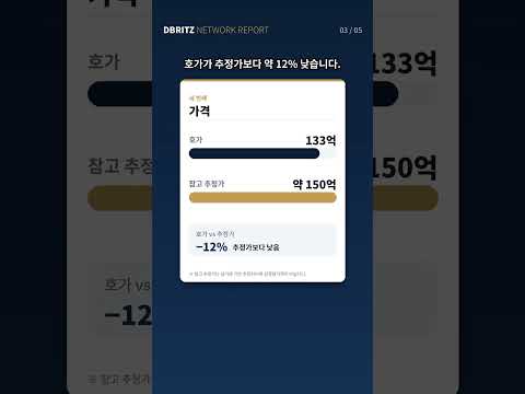 강남 청담동 133억 빌딩매, 참고 추정가와 12% 차이|건물 브리핑