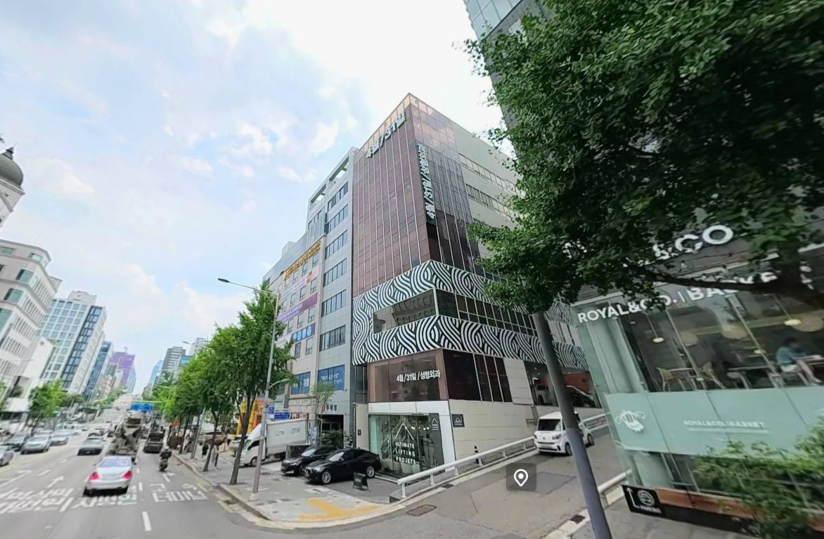 강남구 논현동 광대로변 코너 6층 빌딩 매매 · 제시가 300억원 · 대지 105.6평
