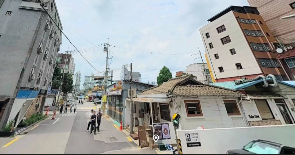 한강로3가 소로변 단층 건물